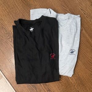 Beverly Hills Polo Club mens Black and Gray Shirts